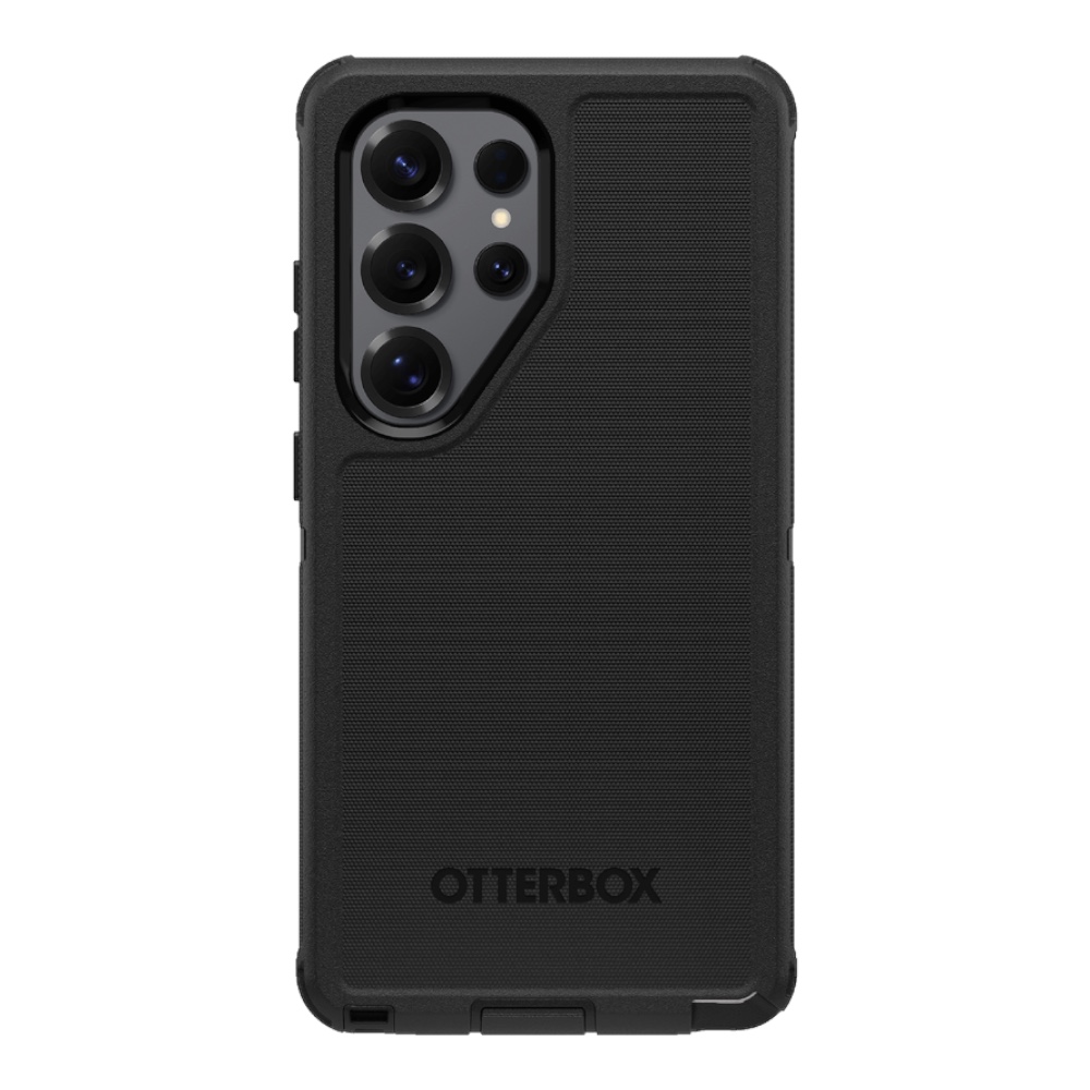 Estuche otterbox defender con magsafe y clip color negro modelo samsung 25 ultra