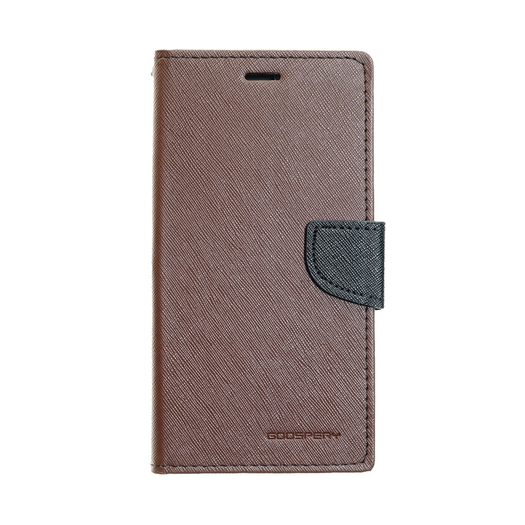 Estuche goospery fancy diary iphone xmax (6.5) color café / negro