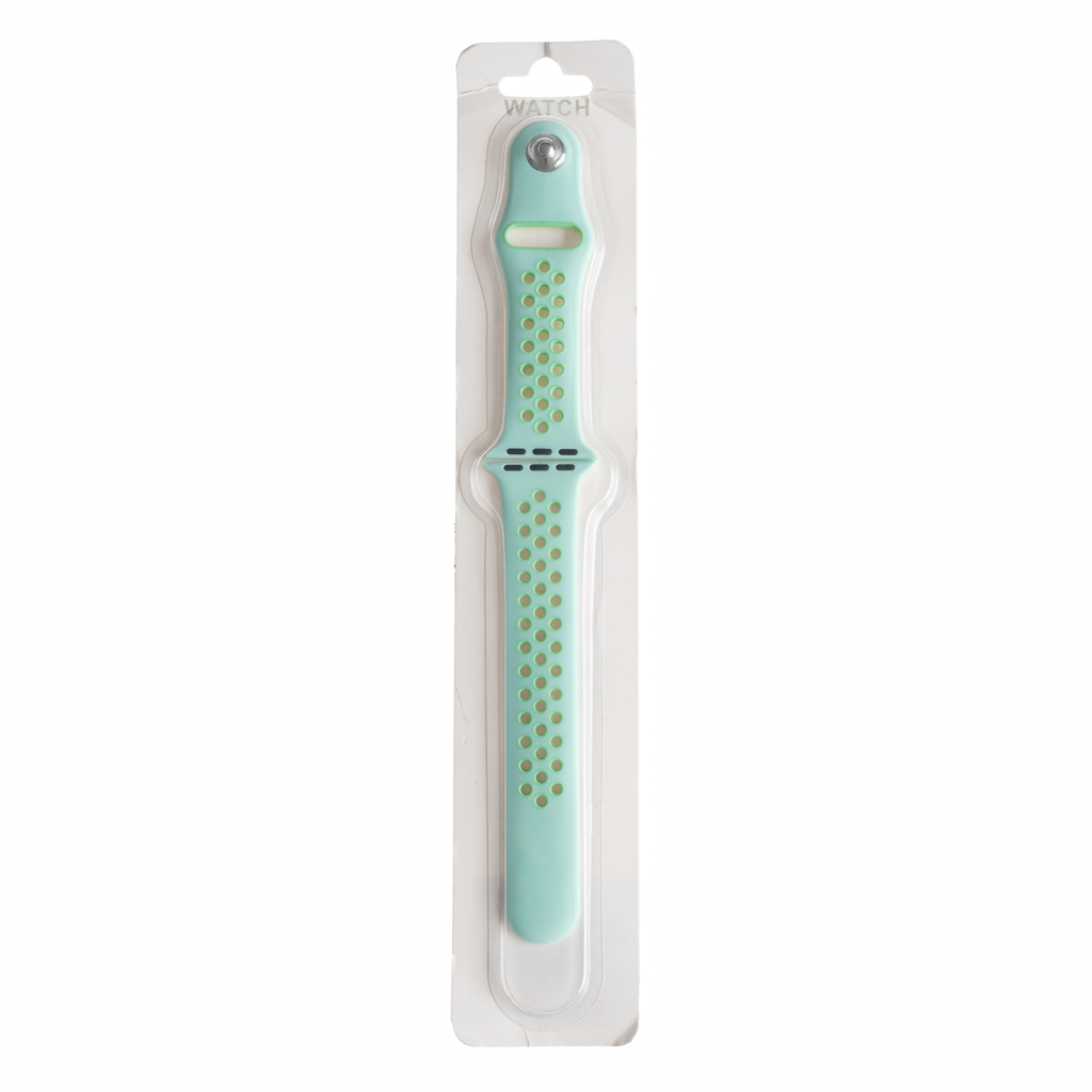 Accesorio el rey pulsera tipo nike apple watch 42 / 44 / 45 mm color verde claro