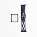 Accesorio generico pulsera nike con bumper apple watch 42 mm color azure / rosado