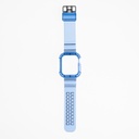 Pulseras generico + bumper rugged clear 42 mm azul