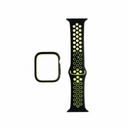 Pulseras generico pulsera nike + bumper negro / verde 41 mm