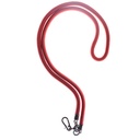 Accesorio el rey strap 120cm*10 mm sin sujetador color rojo