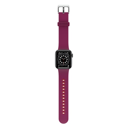 [01-081-028-0002-0086] Accesorio otterbox pulsera silicon all day band apple watch 42 / 44 / 45 mm color fucsia / rojo
