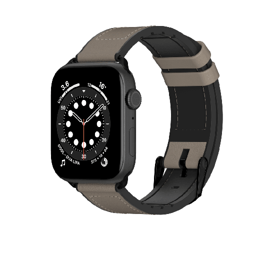 [01-081-036-0001-0088] Accesorio switcheasy pulsera hybrid silicon cuero apple watch 38 / 40 / 41 mm color gris
