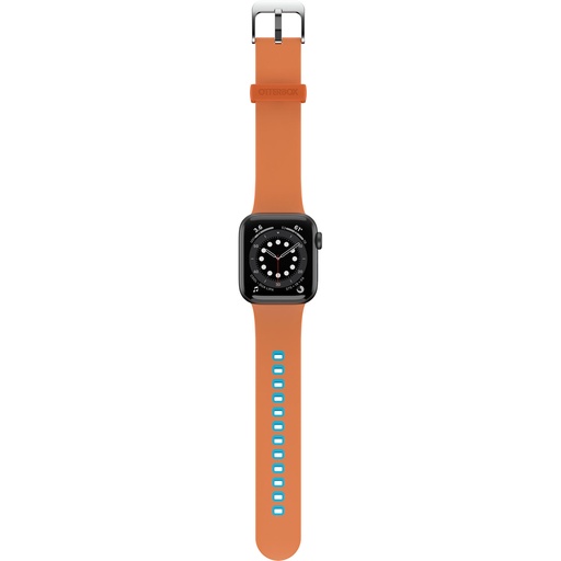 [01-081-028-0001-0156] Accesorio otterbox pulsera silicon all day band apple watch 38 / 40 / 41 mm color naranja / turquesa