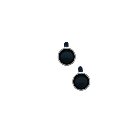 [01-119-011-0005-0187] Accesorio el rey vidrio templado camara con borde de metal para iphone 14 plus color plateado