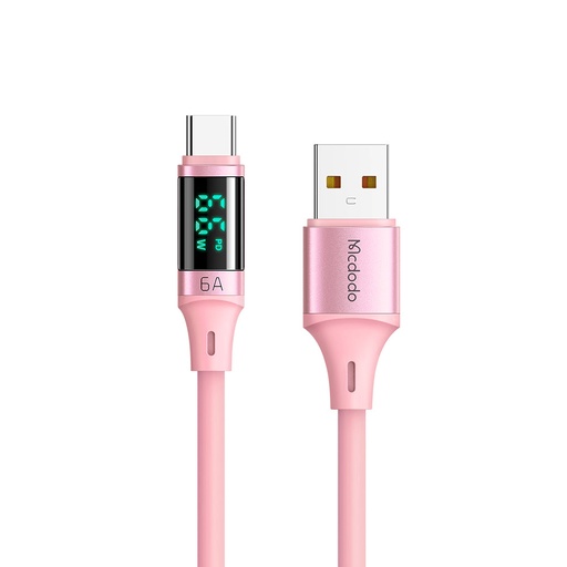 [05-002-024-0030-0198] Cable mcdodo adaptador usb a lightning 1.2m pd digital hd rosado