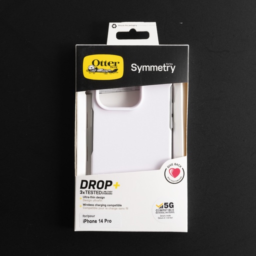 [07-100-028-0018-0041] Estuche otterbox symmetry iphone 14 pro blanco