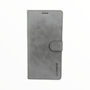 Estuche lc imeeke folio libreta con porta tarjeta iphone 12 / pro 6.1 color gris