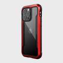 Estuche xdoria raptic shield pro for iphone 13 pro (anti bacterial) red color rojo