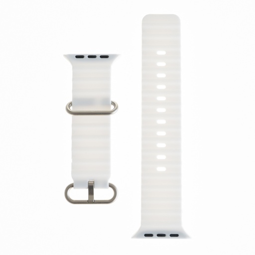 [01-081-011-0020-0041] Accesorio el rey pulsera silicon ocean 42 / 44 / 49 mm blanco