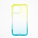 Estuche el rey marco degrade iphone 14 pro color verde limon / menta