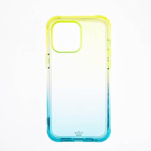 [07-064-011-0006-0238] Estuche el rey marco degrade iphone 14 pro color verde limon / menta