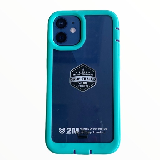 [07-052-011-0004-0122] Estuche el rey warrior a prueba de impactos iphone 12 pro max 6.7 color menta