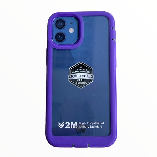 [07-052-011-0004-0134] Estuche el rey warrior a prueba de impactos iphone 12 pro max 6.7 color morado