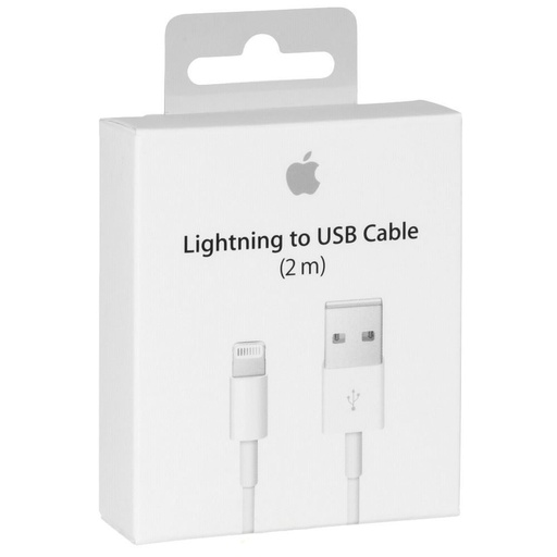 [05-058-003-0002-0179] Cable apple lightning original de 2 metros con empaque retail