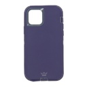 estuches proteccion el rey defender con clip apple iphone 12 mini color gris / azul marino