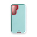 Estuche el rey defender samsung s22 color menta / fucsia