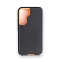 estuches proteccion el rey defender samsung s22 plus color negro / naranja