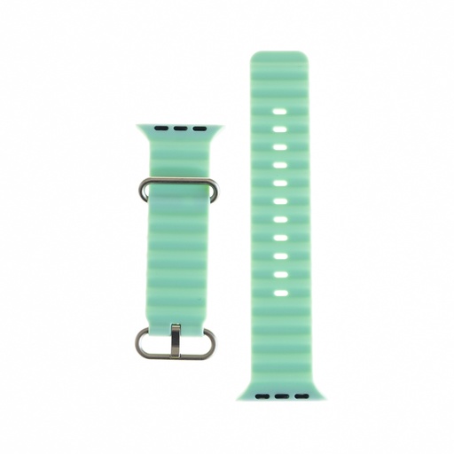 [01-081-011-0020-0240] Accesorio el rey pulsera silicon ocean 42 / 44 / 49 mm verde menta