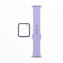 Accesorios el rey pulsera + bumper con protector de pantalla para apple watch 42 mm color lila