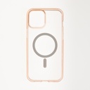 Estuche spigen magsafe marco iphone 12 pro max 6.7 color transparente / rosado