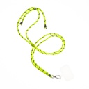 Accesorio el rey strap 160*60 mm con sujetador color verde neon / negro