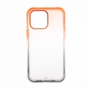 Estuche el rey marco degrade ado / iphone 14 pro color naranja / gris