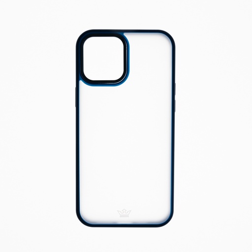 [07-031-011-0028-0026] Estuche el rey iphone 12 pro max marco mate color azul oscuro