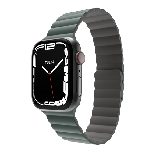 [01-081-036-0010-0251] Accesorio mageasy pulsera silicone magnetic apple watch 38 / 40 / 41 mm verde pino