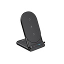 Cargador aukey inalambrico 2 in 1 wirelesfast (bk / wh) color blanco / negro