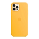 Estuche apple silicon completo iphone 14 pro max amarillo