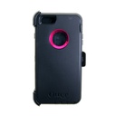 Estuche otterbox defender iphone 6 plus color negro / fucsia