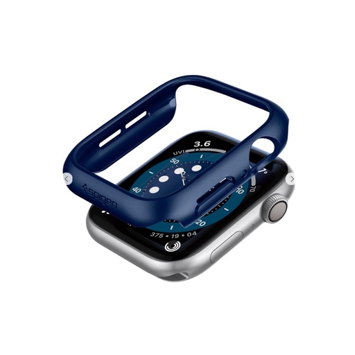 [07-105-035-0002-0012] Estuche spigen think fit apple watch 44 / 45 mm color azul