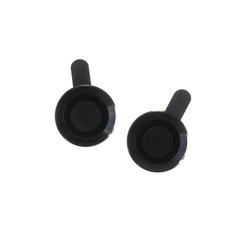 [01-119-011-0021-0157] Accesorio el rey vidrio templado camara con borde metal iphone 12 color negro