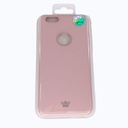 Estuche el rey silicon iphone 6 plus color rosado palido