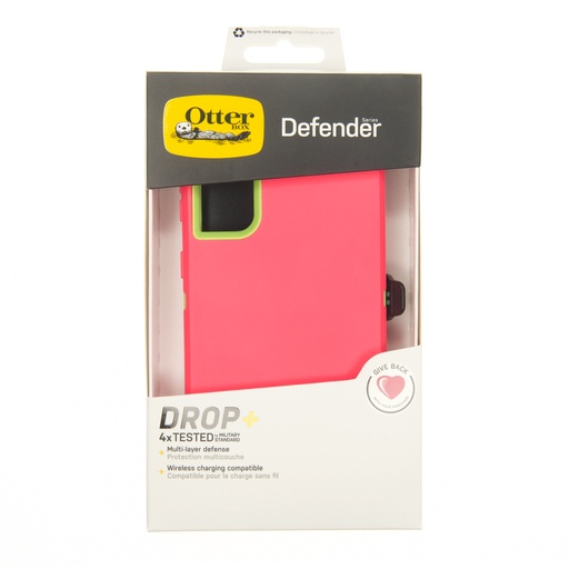 [07-024-028-0039-0087] Estuche otterbox defender samsung s20 plus color fucsia / verde