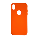 Estuche el rey silicon iphone xs color naranja
