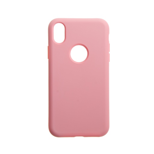 [07-092-011-0035-0198] Estuche el rey silicon iphone xs color rosado