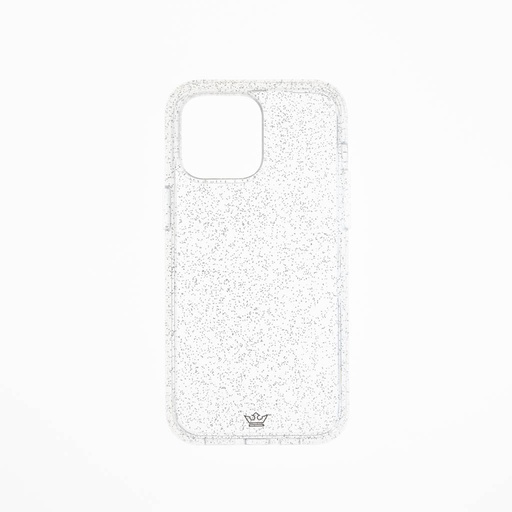 [07-100-011-0008-0221] Estuche el rey symmetry iphone 14 pro max color transparente / glitter
