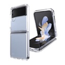 estuches proteccion el rey hard case samsung flip 4 color transparente