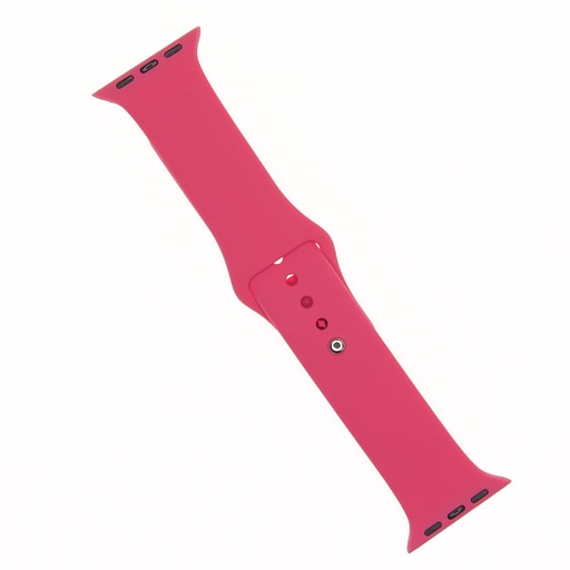 [01-081-011-0011-0192] Accesorio el rey pulsera silicon apple watch 42 / 44 mm color rojo suave