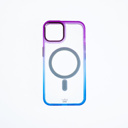 [07-132-011-0010-0136] Estuche el rey degrade borde y magsafe iphone 14 pro morado/azul