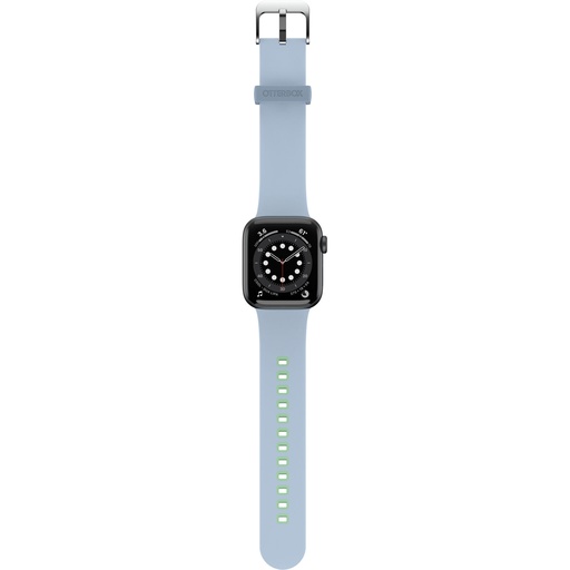 [01-081-028-0002-0063] Accesorio otterbox pulsera silicon all day band apple watch 42 / 44 / 45 mm color celeste / verde claro