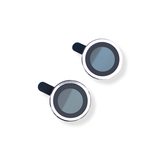 [01-119-011-0001-0187] Accesorio el rey vidrio templado camara con borde de metal para iphone 11 color plateado