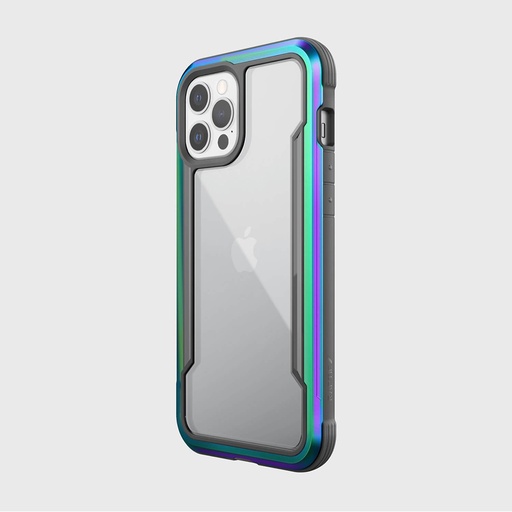 [07-083-042-0070-0108] Estuche proteccion xdoria raptic shield for apple iphone 12 pro max color tornasol