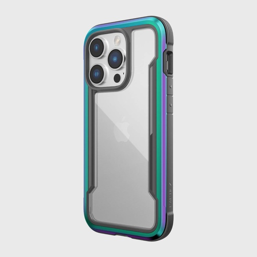 [07-083-042-0094-0108] Estuche proteccion xdoria raptic shield apple iphone 14 pro color tornasol