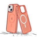 estuches clasico prodigee safetee neo peach con magsafe apple iphone 13 color rosado