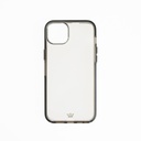 estuche transparente el rey symmetry apple iphone 14 plus color gris / transparente